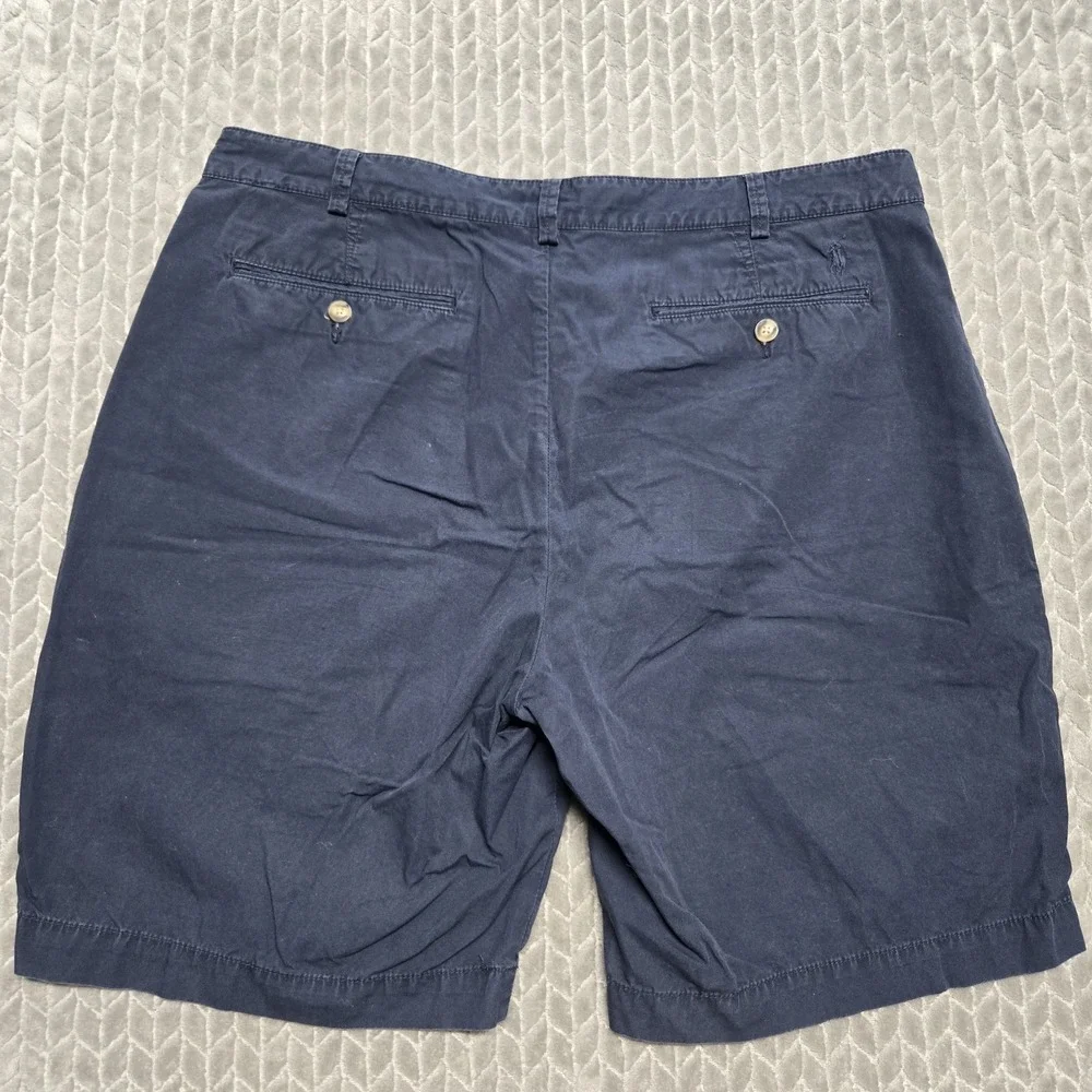 Polo Ralph Lauren Shorts Men‎ 38x9 Navy Blue Pony Twill Relaxed Fit Golf Chino